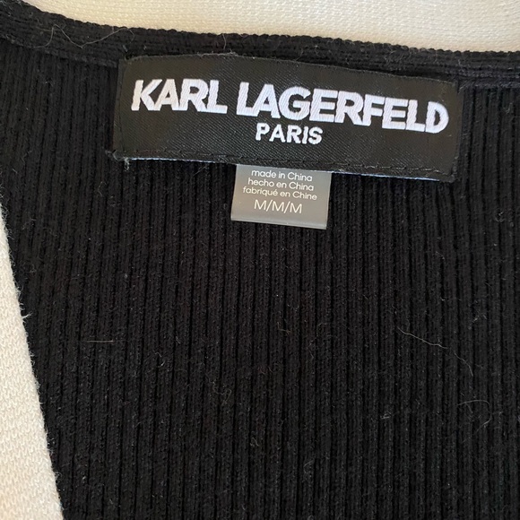 Karl Lagerfeld Black and White sweater dress - Picture 12 of 12